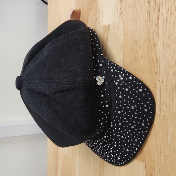 Juicy Couture Sequin Black Hat Cap - Picture 1 of 6